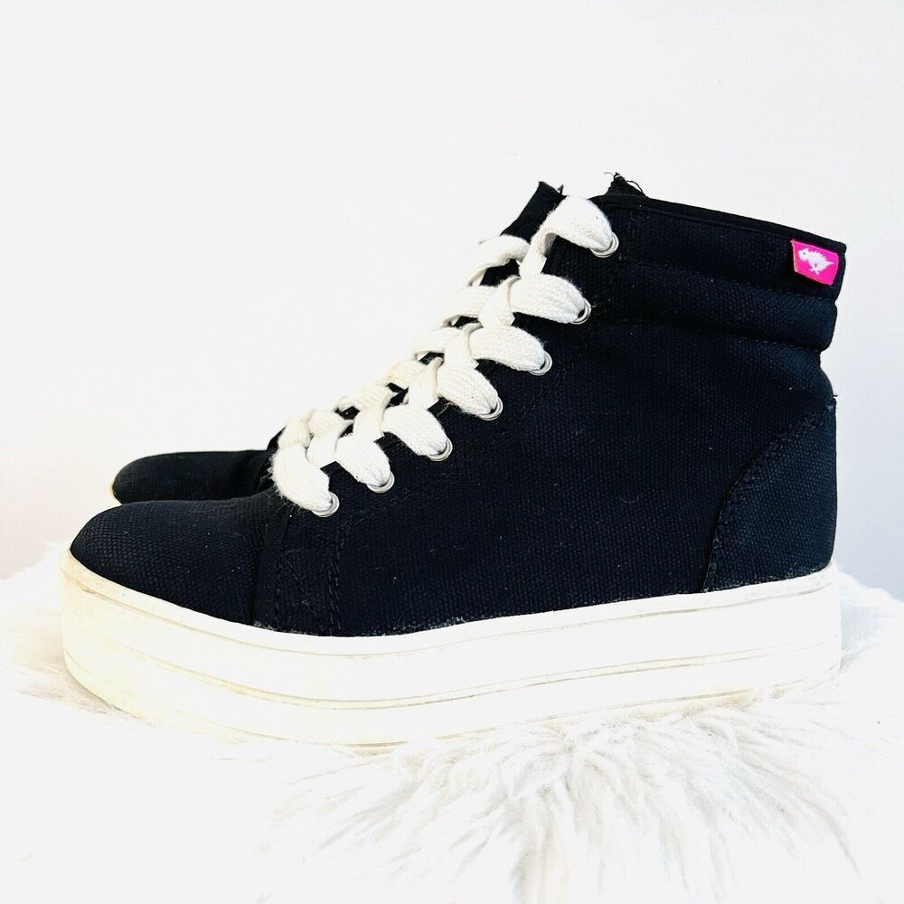 Rocket Dog Black & White Chunky Lug Platform Womens Sneakers ~ Size 7M